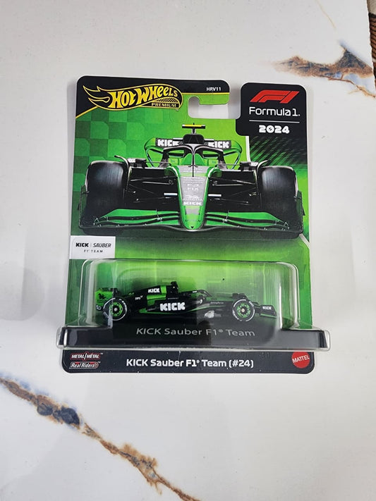 Hot Wheels Premium Formula 1 2024 -Kick Sauber F1 Team (#24)