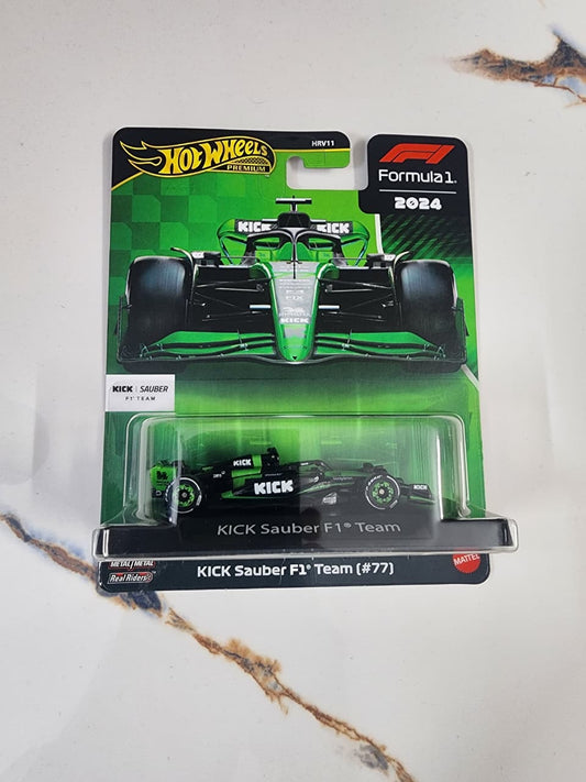 Hot Wheels Premium Formula 1 2024 -Kick Sauber F1 Team (#77)