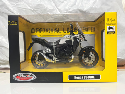 MSZ  1:12 - Honda CB400X - White