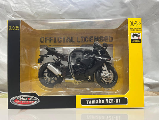 MSZ  1:18 - Yamaha YZF-R1 - Black