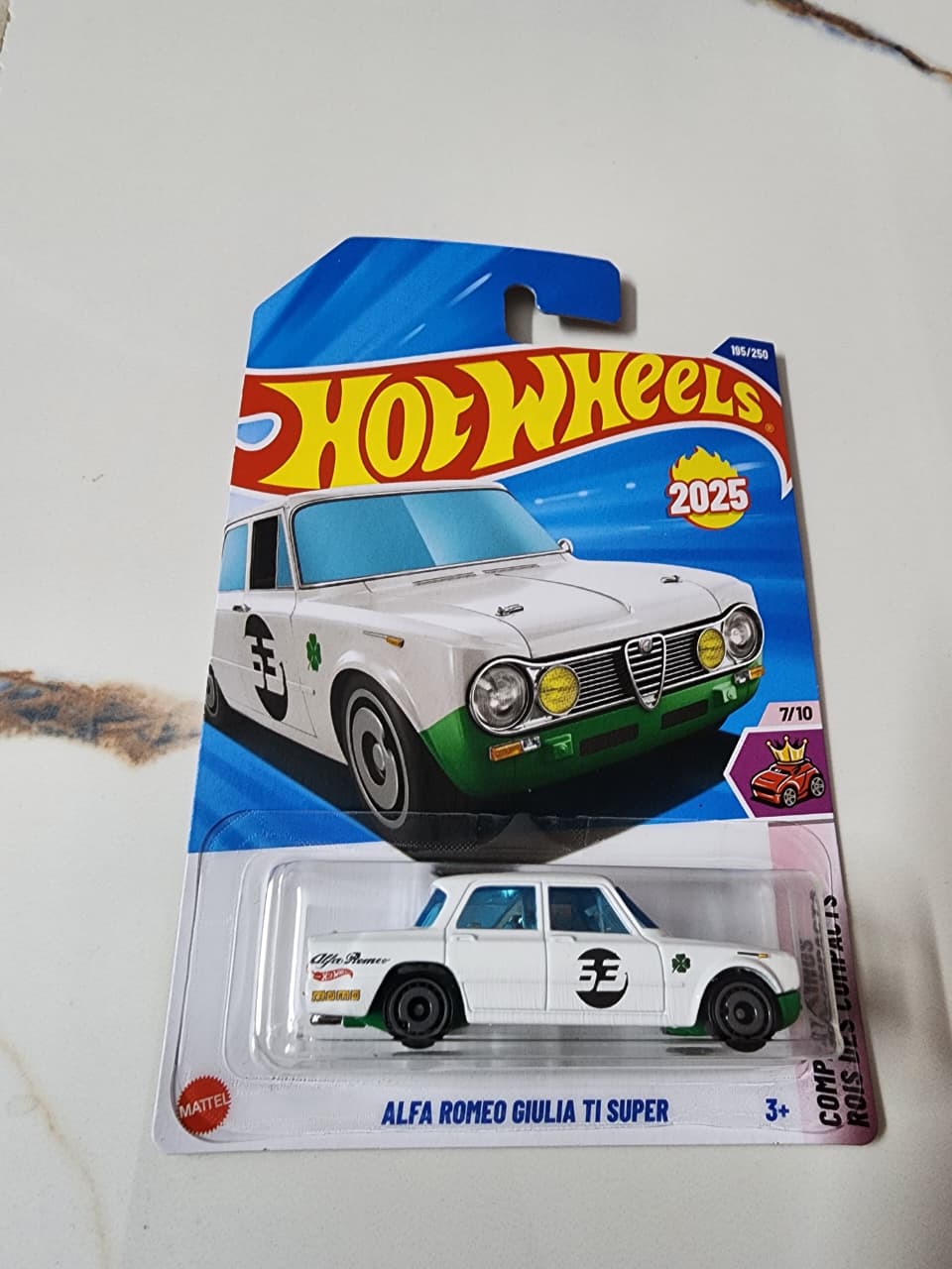 Hot Wheels Mainline 2025 : Alfa Romeo Giulia T1 Super