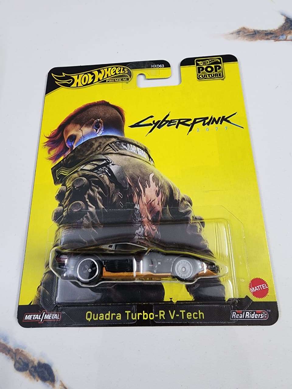 Hot Wheels Premium - Cyberpunk Quadra Turbo-R V-Tech
