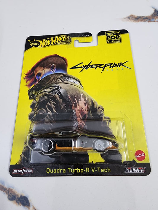 Hot Wheels Premium - Cyberpunk Quadra Turbo-R V-Tech