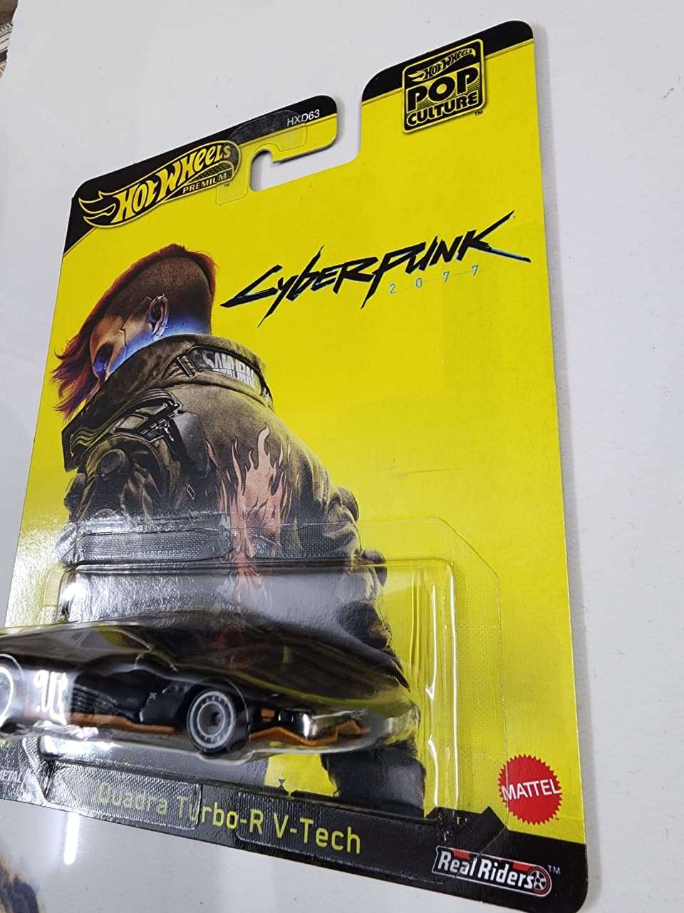 Hot Wheels Premium - Cyberpunk Quadra Turbo-R V-Tech