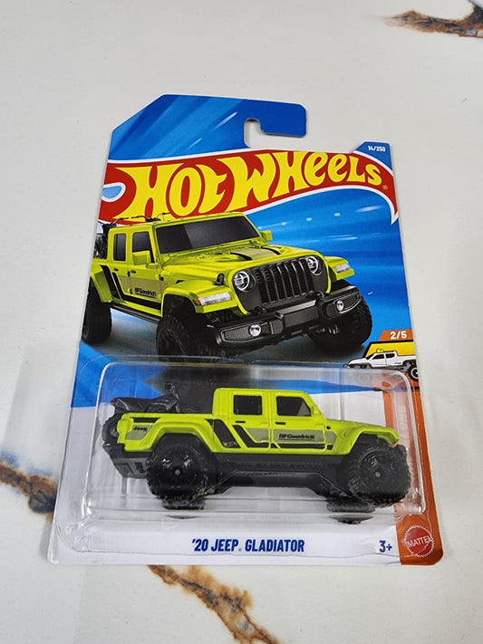 Hot Wheels Mainline A case 2026  : 20 Jeep Gladiator