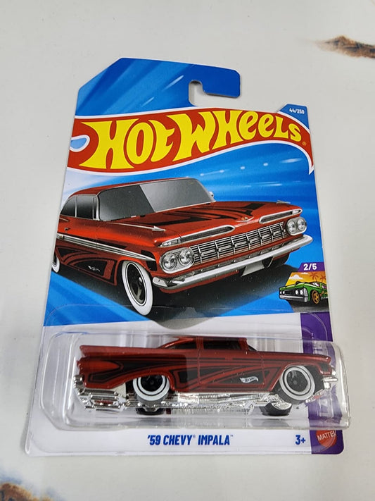 Hot Wheels Mainline A case 2026  : 59 Chevy Impala