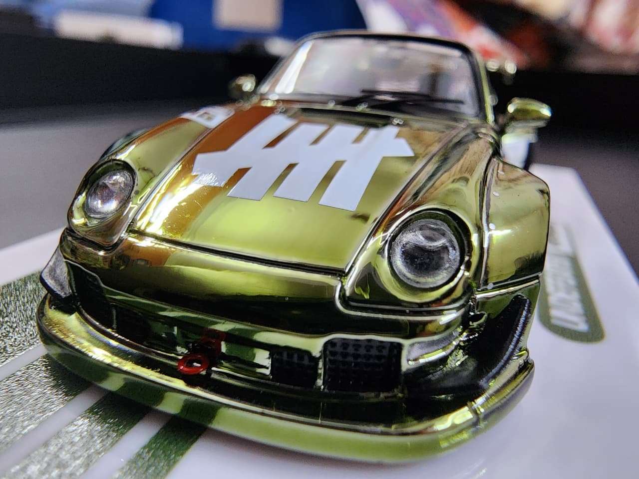 INNO 64 993 RWB “UNDEFEATED” | Green Chrome Chase | 2025 Indonesia Diecast Expo (IDE-XII)