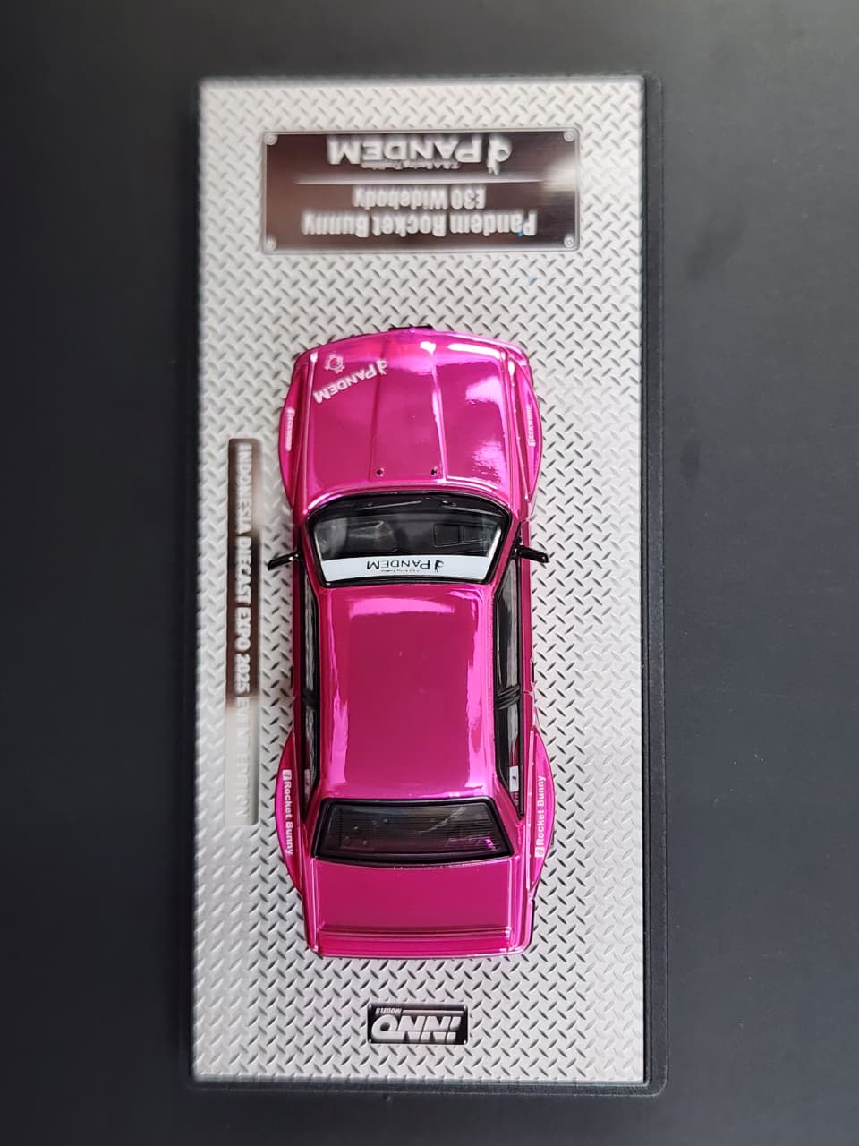 INNO64 BMW E30 Widebody “Pandem Rocket Bunny" | Pink Chrome Chase | 2025 Indonesia Diecast Expo (IDE-XII)