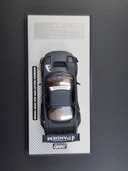 INNO64 Honda NSX (NA1) “Pandem Rocket Bunny” Black Carbon | Non Chase | 2025 Indonesia Diecast Expo (IDE-XII)
