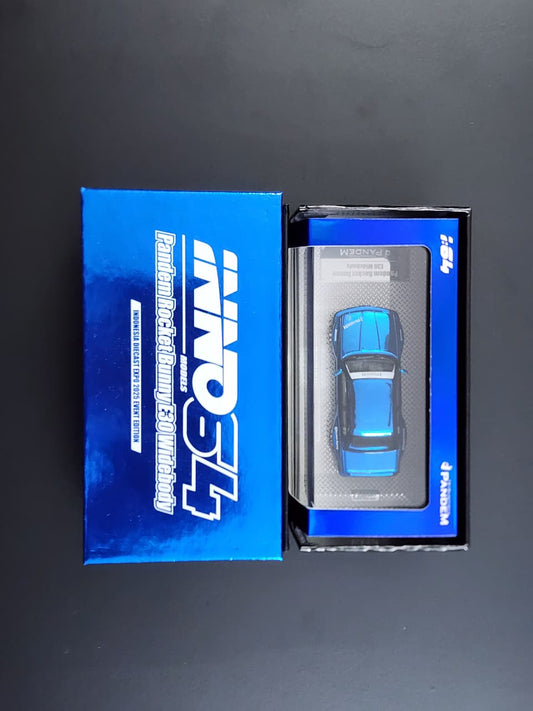 INNO64 BMW E30 Widebody “Pandem Rocket Bunny" Blue | Non Chase | 2025 Indonesia Diecast Expo (IDE-XII)
