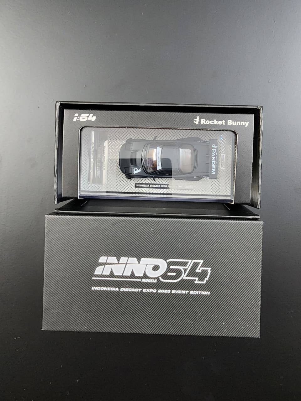 INNO64 Honda NSX (NA1) “Pandem Rocket Bunny” Black Carbon | Non Chase | 2025 Indonesia Diecast Expo (IDE-XII)