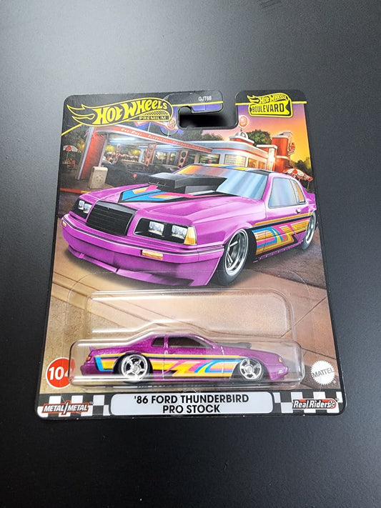 Hot Wheels Premium Boulevard  : 86 Ford Thunderbird Pro Stock