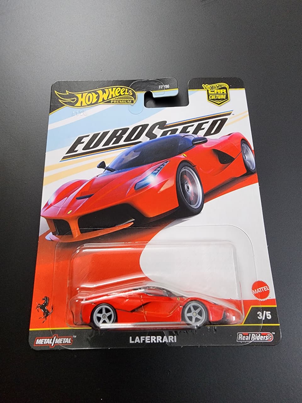 Hot Wheels Premium Car Culture  : Euro Speed Set of 5 ( With Free Card Protector )