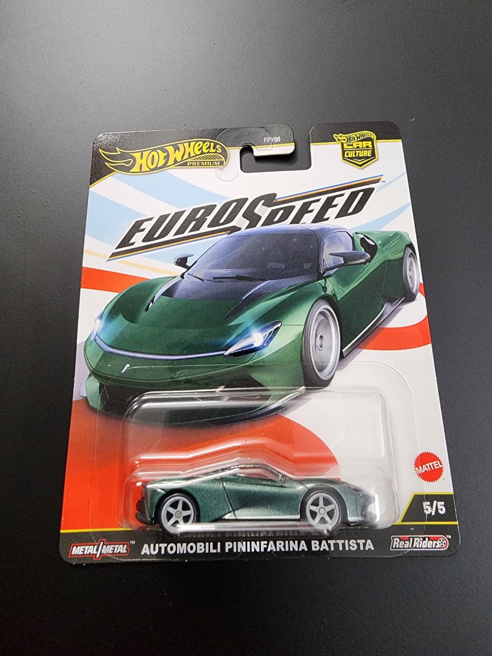 Hot Wheels Premium Car Culture  : Euro Speed Set of 5 ( With Free Card Protector )