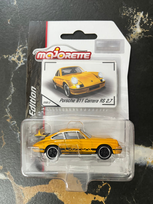 Majorette Porsche Edition - Porsche 911 Carrera RS 2.7 (Yellow)