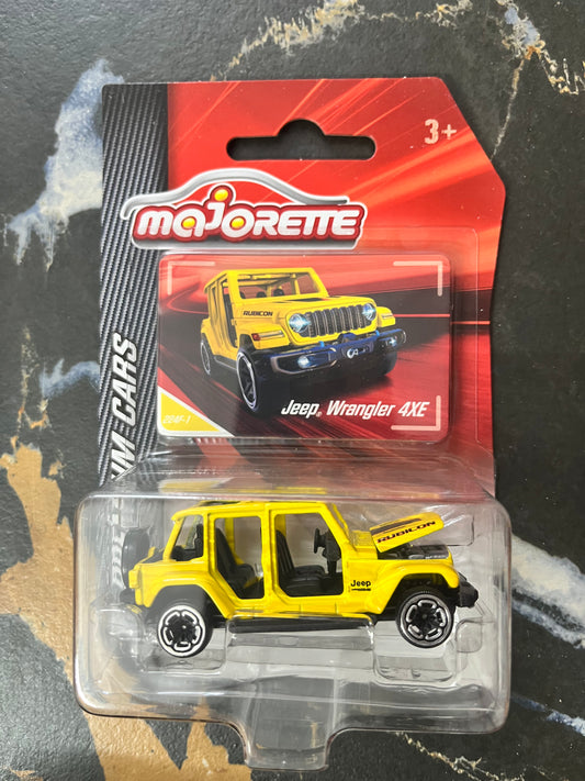 Majorette Premium Cars - Jeep Wrangler 4XE (Yellow)