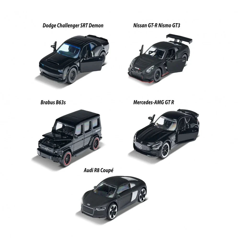 Majorette Black Edition 5 Pieces Giftpack - Zoomsters India