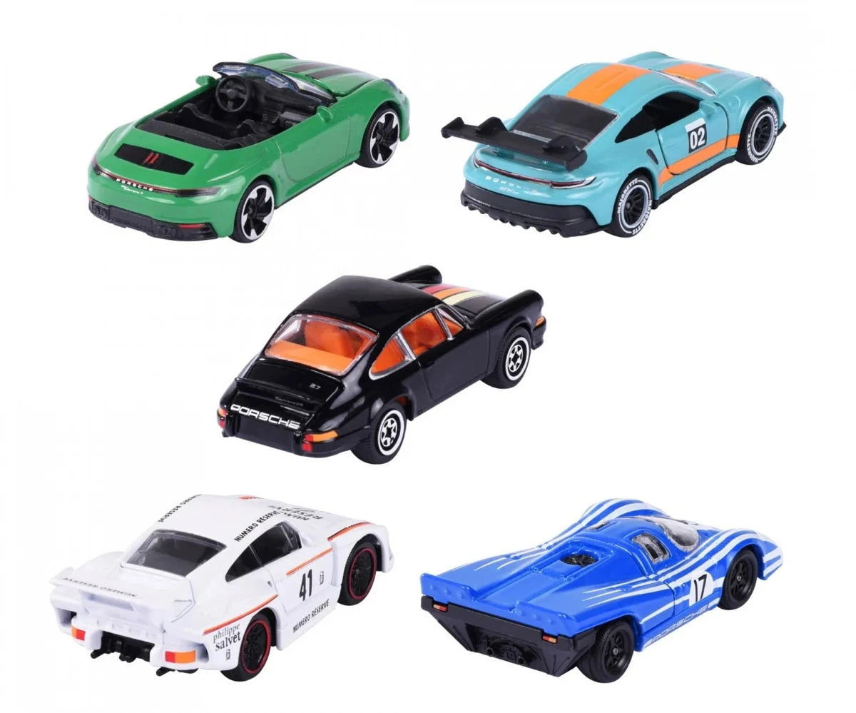 Majorette Porsche Edition Giftpack Premium Diecast Car Model - Set of 5 - Zoomsters India