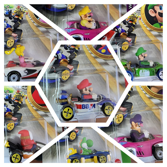 Hot Wheels Mario Kart - The Ultimate 8-Character Racing Roster!