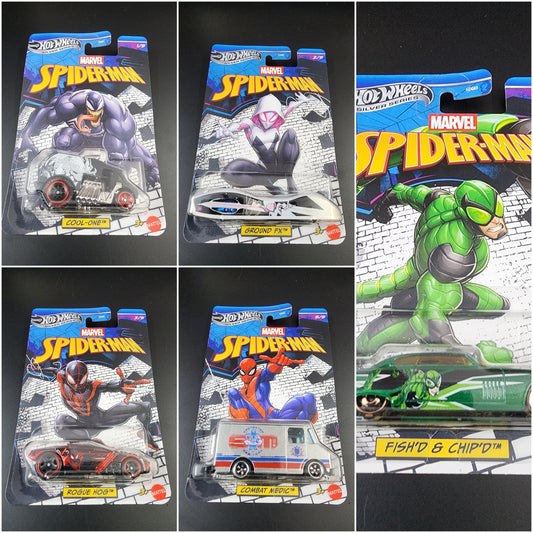 Hot Wheels Silver Series 2026 Spider-Man Entertainment Set
