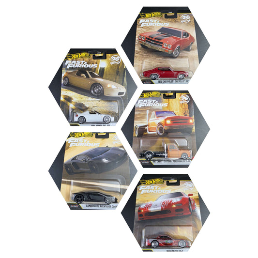 Hot Wheels Premium: Fast And Furious  2026 ( Set of 5 )