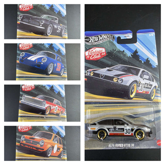 Hot Wheels Silver Series : Vintage Club  2026 ( Set of 5 )