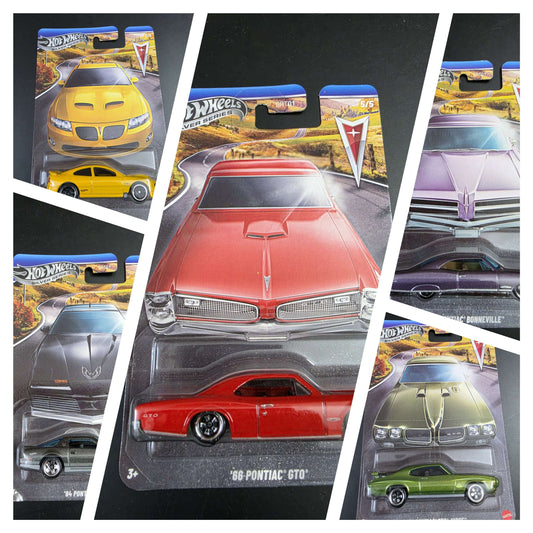 Hot Wheels Silver Series : Pontiac 2026 ( Set of 5 )