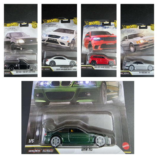 Hot Wheels Premium : Power Trip 2026 ( Set of 5 )