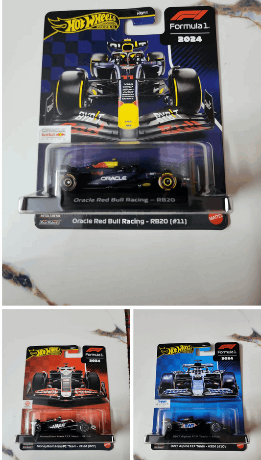 Hot Wheels Premium Formula 1 2024 - Elite Team Trio Set!