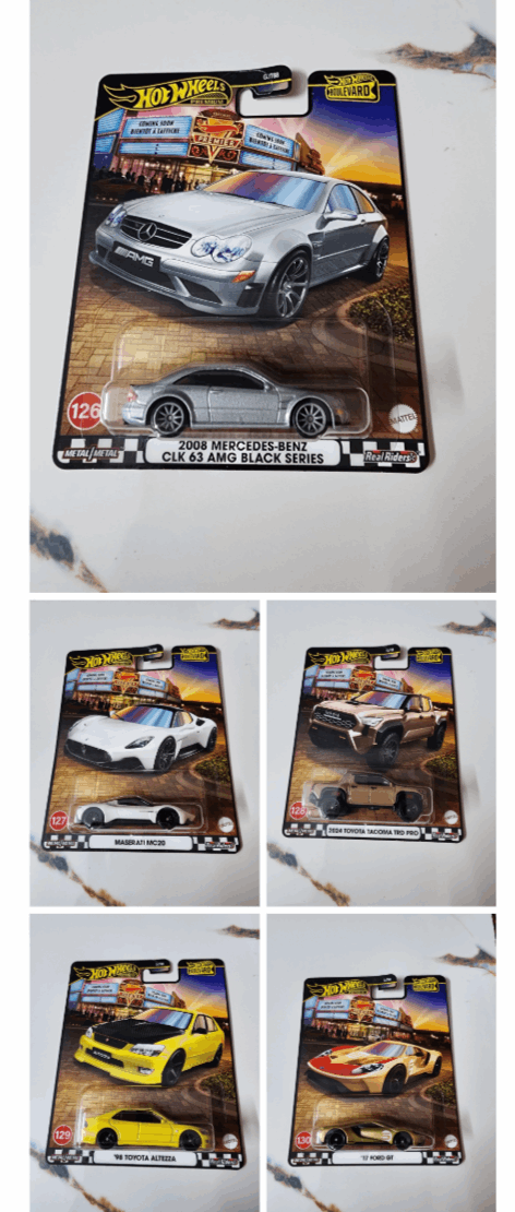 Hot Wheels Premium Boulevard 2025 - Full Set #126-130!