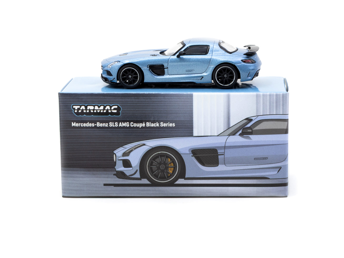 Tarmac Works: Mercedes-Benz SLS AMG Coupé 
Black Series Matte Blue( GLOBAL64 T64G-027-MB)