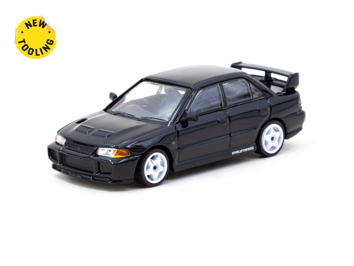Tarmac Works: Mitsubishi Lancer GSR Evolution 
III Black (GLOBAL64 T64G-050-BK)