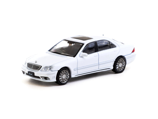 Tarmac Works: Mercedes-Benz S-Class Wald 
Alabaster White - Lamley Special Edition (GLOBAL64 T64G-072-WH)