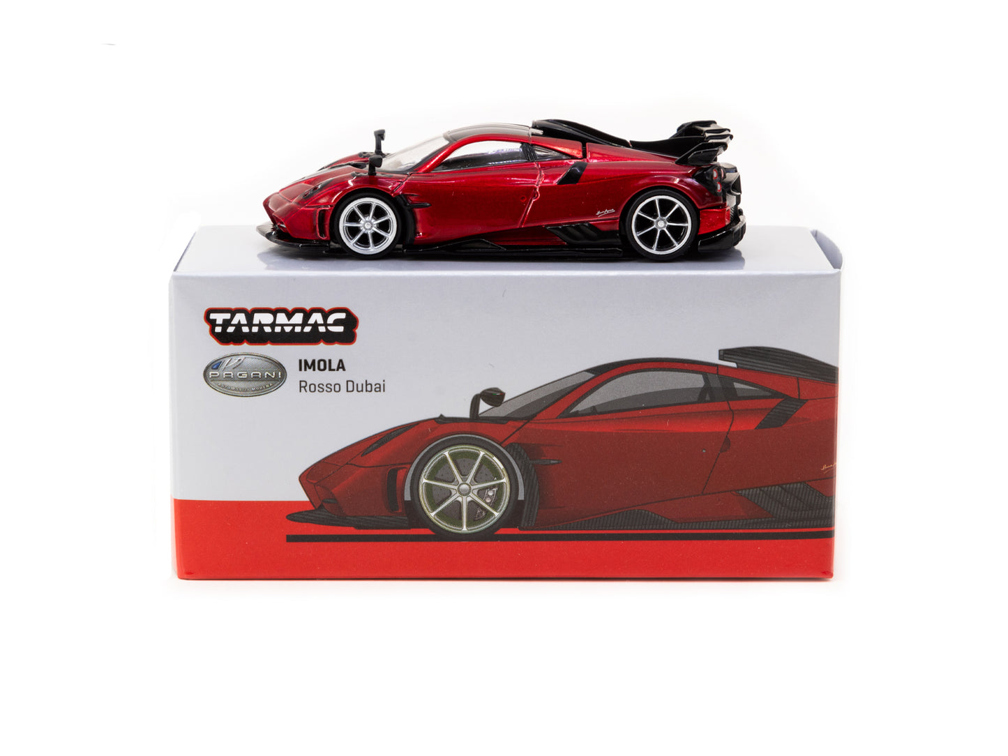 Tarmac Works  Pagani Imola Rosso Dubai - ( GLOBAL64 T64G-TL046-RE)