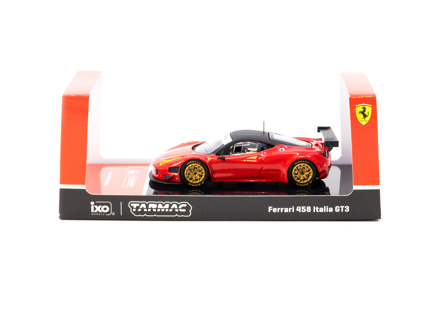 Tarmac Works: X iXO Models  Ferrari 458 Italia GT3  Red - (ROAD64 T64R-073-RE)