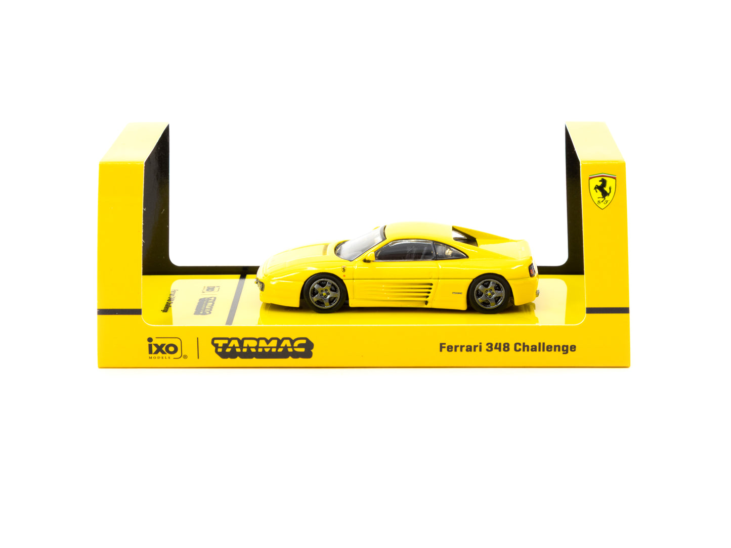 Tarmac Works: X iXO Models  Ferrari 348 Challenge  Yellow - (ROAD64 T64R-082-YL)