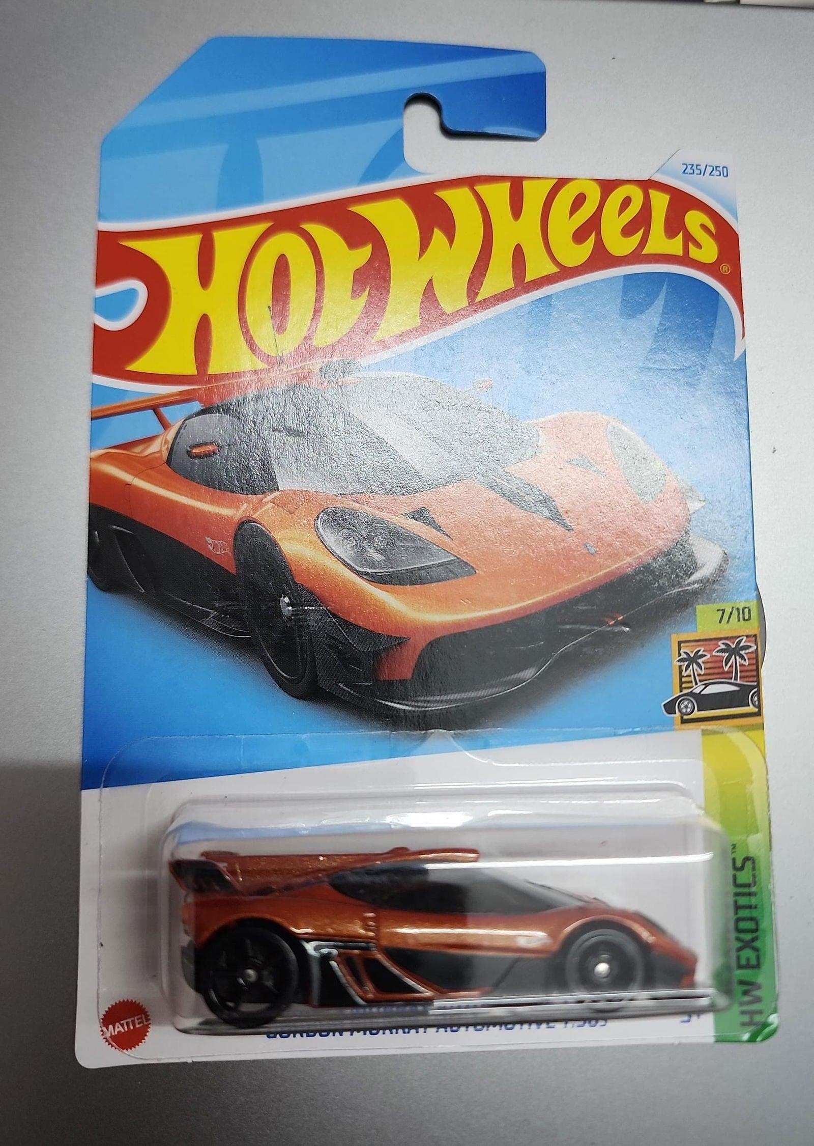 Hot Wheels Gordon Murray T.50s - Modellino In Scala 1:64, HW Exotics, Colore Turchese