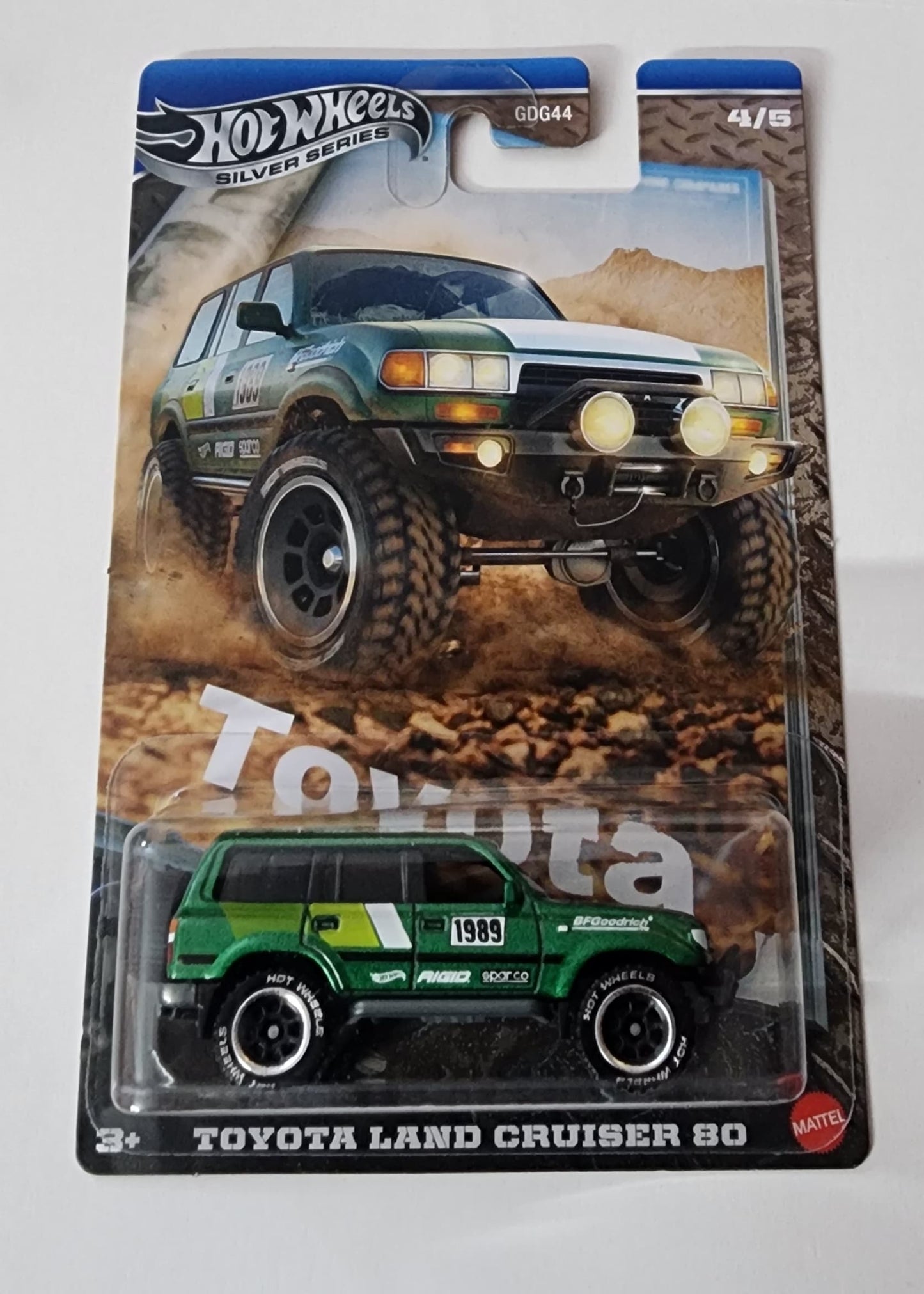 Hot Wheels Silver Series - Land Cruiser 80 (4/5 Toyota Trucks)