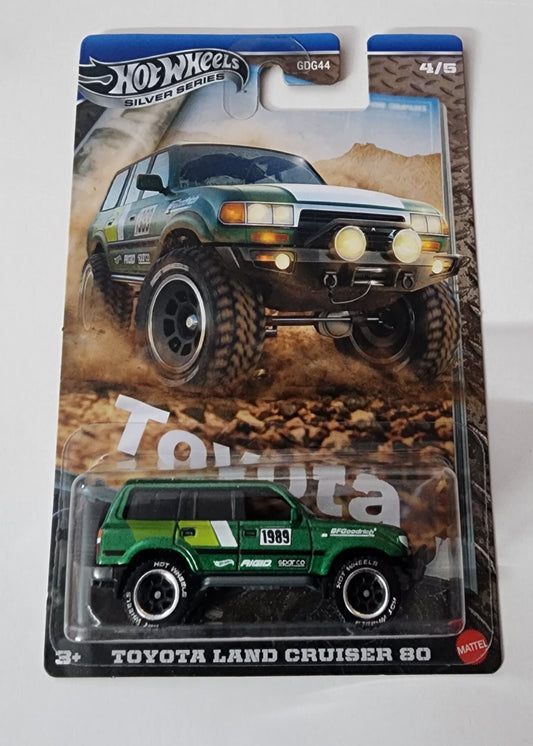 Hot Wheels Silver Series - Land Cruiser 80 (4/5 Toyota Trucks)