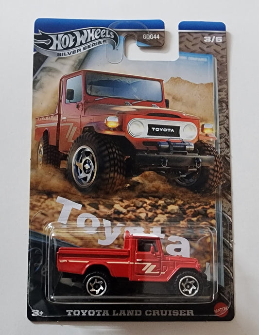 Hot Wheels Silver Series - Toyota Land Cruiser (3/5 Toyota Trucks)