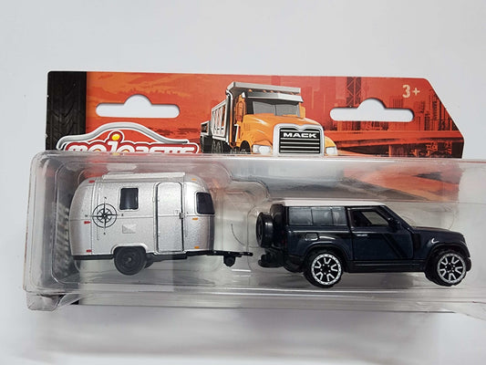 Majorette Trailer : Airstream Sport 16 & Land Rover Defender 90