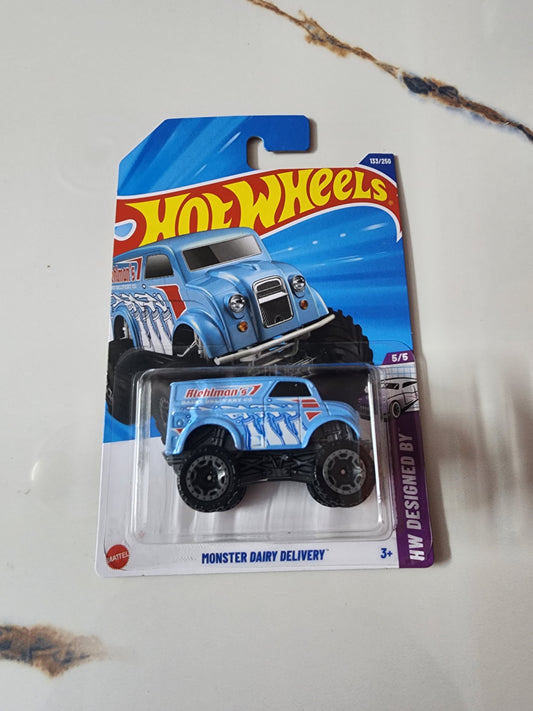 Hot Wheels 2025 L Case : Monster Dairy Delivery