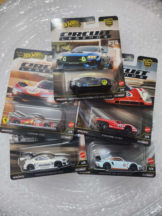 Hot Wheels Circuit Legends : Complete Set