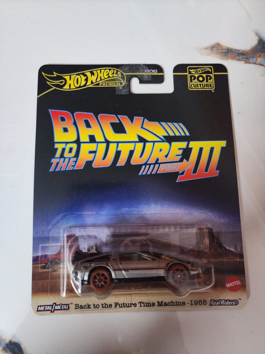 Hotwheels : Back to the Future Part III Back to the Future Time Machine - 1955 (DMC DeLorean)