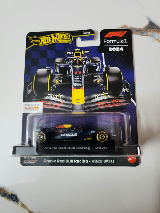 Hot Wheels Premium Formula 1 2024 - Oracle Red Bull Racing RB20 Duo! ( Contains 2 F1 Redbull cars )