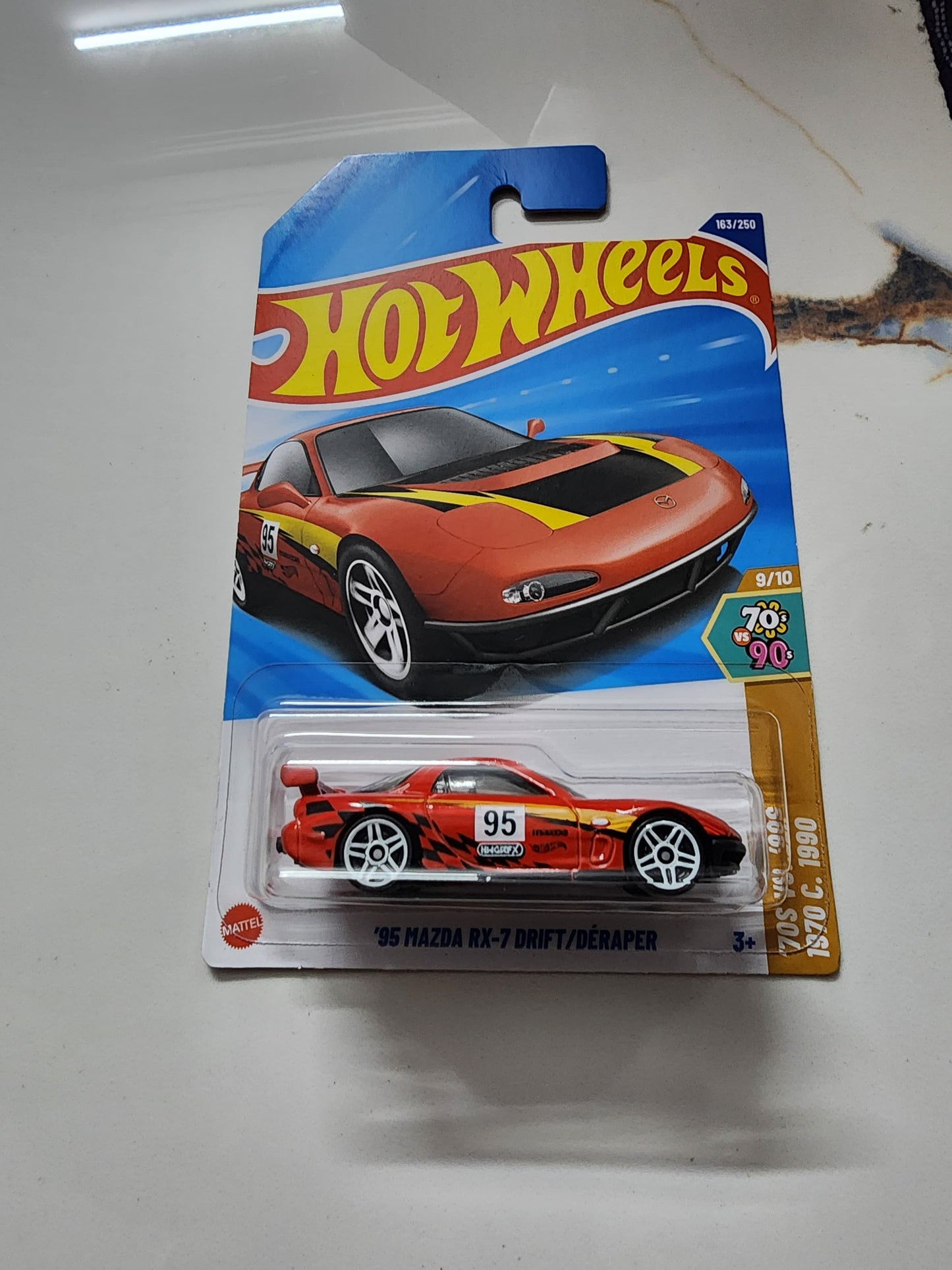 Hot Wheels 2025 N Case - '95 Mazda RX-7 Drift!