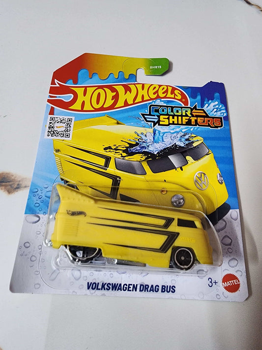 Hot Wheels Color Shifters: Volkswagen Drag Bus - The Iconic Color-Changing Ride!