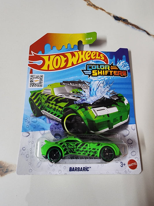 Hot Wheels Color Shifters: Barbaric - The Ferocious Color-Changing Beast!