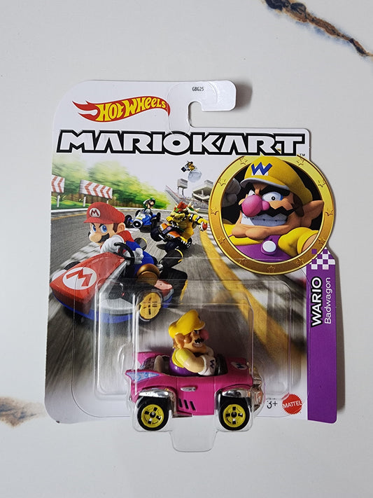 Hot Wheels Mario Kart - Wario in Badwagon!