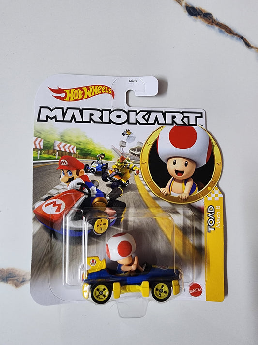 Hot Wheels Mario Kart - Toad in Mach 8!